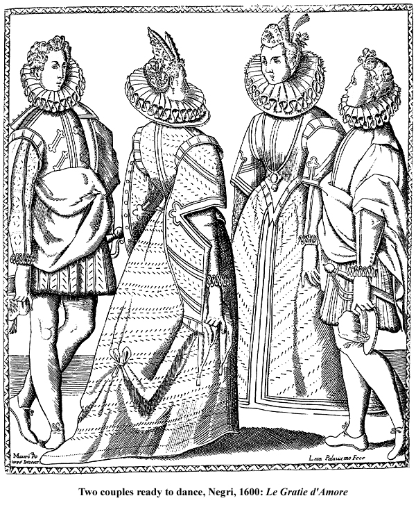 Dancing couples, Negri
